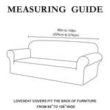 1-Piece Jacquard 4 Seater Sofa Slipcover