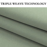 Thermal Insulated 100% Blackout Grommet Curtains for Bedroom with Black Liner(52 x 108-Inch, 2 Panels)