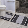 Chenille Ombre Bath Rug Set 20"x 32" & 20"x 20" U Shape