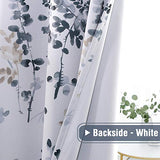 H.Versailtex 2 Panels Vintage Classical Floral Printing Room Darkening Thermal Curtains