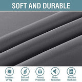 H.VERSAILTEX Blackout Curtain for Living Room Thermal Insulated Window Treatment Curtain Extra Long 54 inch Length Energy Saving Solid Grommet Top Blackout Drape, One Panel, Bluish Gray