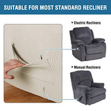1-Piece Jacquard Stretch Recliner Slipcover