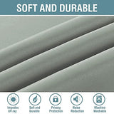 H.VERSAILTEX Blackout Curtain for Living Room Thermal Insulated Window Treatment Curtain Extra Long 54 inch Length Energy Saving Solid Grommet Top Blackout Drape, One Panel, Light Sage