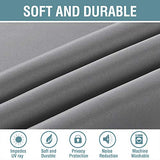 H.Versailtex 1 Panel Blackout Thermal Insulated Grommet Top Short Solid Color Curtain