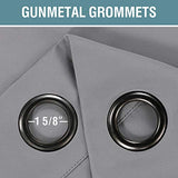 H.Versailtex 1 Panel Blackout Thermal Insulated Grommet Top Short Solid Color Curtain