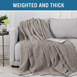 H.VERSAILTEX Cotton Sofa Covers Couch Cover Sofa Slipcover for Most Shape Sofas, Feature Thick Woven Jacquard Seamless with Tassels, Multi-Use Decorative for Couch (Medium: 71" x 91", Sand)