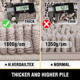 Bathroom Rugs Bath Mats for Bathroom Non Slip Luxury Chenille Bathroom Rugs Extra Soft Absorbent Shaggy Bathroom Mat Rugs Washable Fast Dry Bathroom Rugs Sets 2 Piece (Taupe, 24" x 36"/20" x 32")