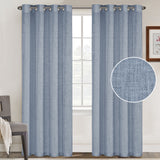 Grommet Natural Linen Mixed Sheers Sold by 2 (52'' x 96'')