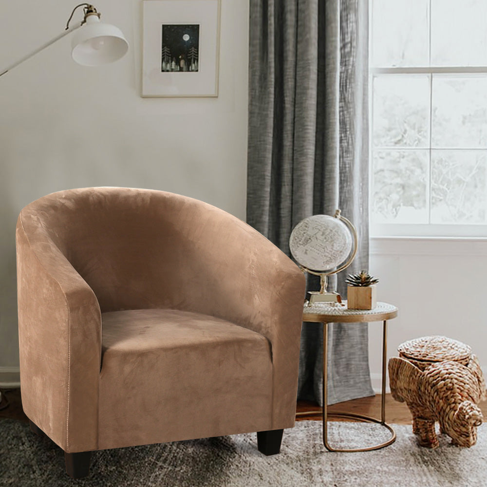 Velvet Tub Chair Slipcovers 1 Pack