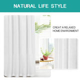 Rod Pocket Natural Linen Mixed Sheers Sold by 2 (52'' x 84'')