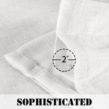 PrimeBeau Rod Pocket Natural Linen Textured Sheer Curtains, set of 2 Panels