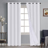 100% Blackout Curtains Full Light Blocking Curtain Draperies for Bedroom/Living Room 52'' x 96''