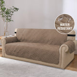 New Diamond 1-Piece Reversible Quilted Sofa Pet Cover Protector, 75"H x 110"W