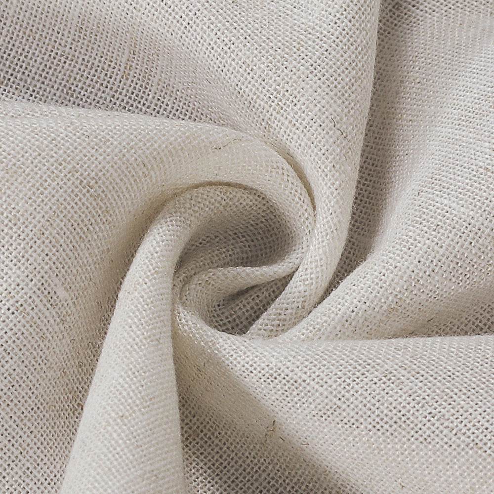 Rod Pocket Natural Linen Mixed Sheers Sold by 2 (52'' x 108'')