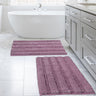 Chenille Stripe Rug 20" x 32" & 17"x 24" Set of 2