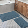 Chenille Bath Rug Set PVC Backing 20" x 32" & 17" x 24"