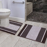 Chenille Ombre Bath Rug Set 20"x 32" & 20"x 20" U Shape