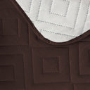 New Diamond 1-Piece Reversible Quilted Recliner Cover Protector, 77''H x 68''W
