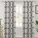 Room Darkening Geometric Curtains W52" x L84" Set of 2 Panels