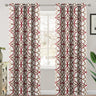 Room Darkening Geometric Curtains W52" x L108" Set of 2 Panels