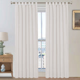 Tab Top Natural Linen Mixed Sheers Sold by 2 (52'' x 96'')