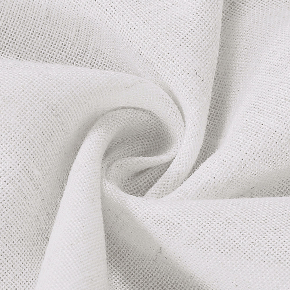 Rod Pocket Natural Linen Mixed Sheers Sold by 2 (52'' x 96'')