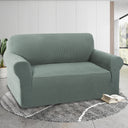 1-Piece Jacquard 2 Seater Loveseat Slipcover