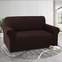 1-Piece Jacquard 2 Seater Loveseat Slipcover