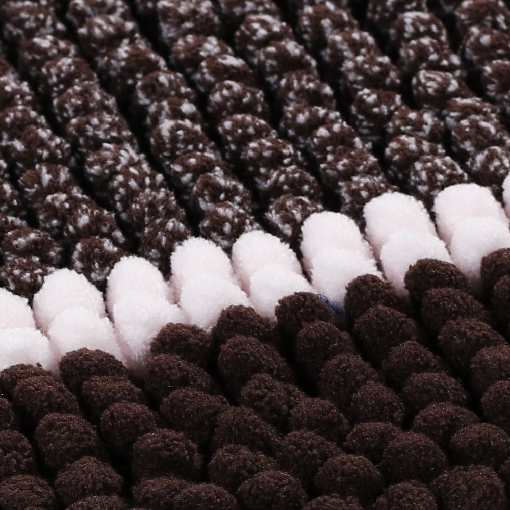 Chenille Ombre Bath Rug Set 20"x 32" & 20"x 20" U Shape