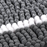Chenille Ombre Bath Rug Set 20"x 32" & 20"x 20" U Shape