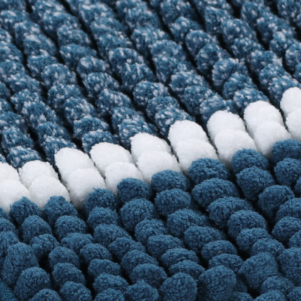 Chenille Ombre Bath Rug Set 20"x 32" & 20"x 20" U Shape